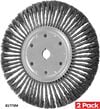 Pferd 15 Inch, 0.016 Inch Steel Twist Knot Wire Wheel Brush Bundle, 2 Pieces, small image number 2