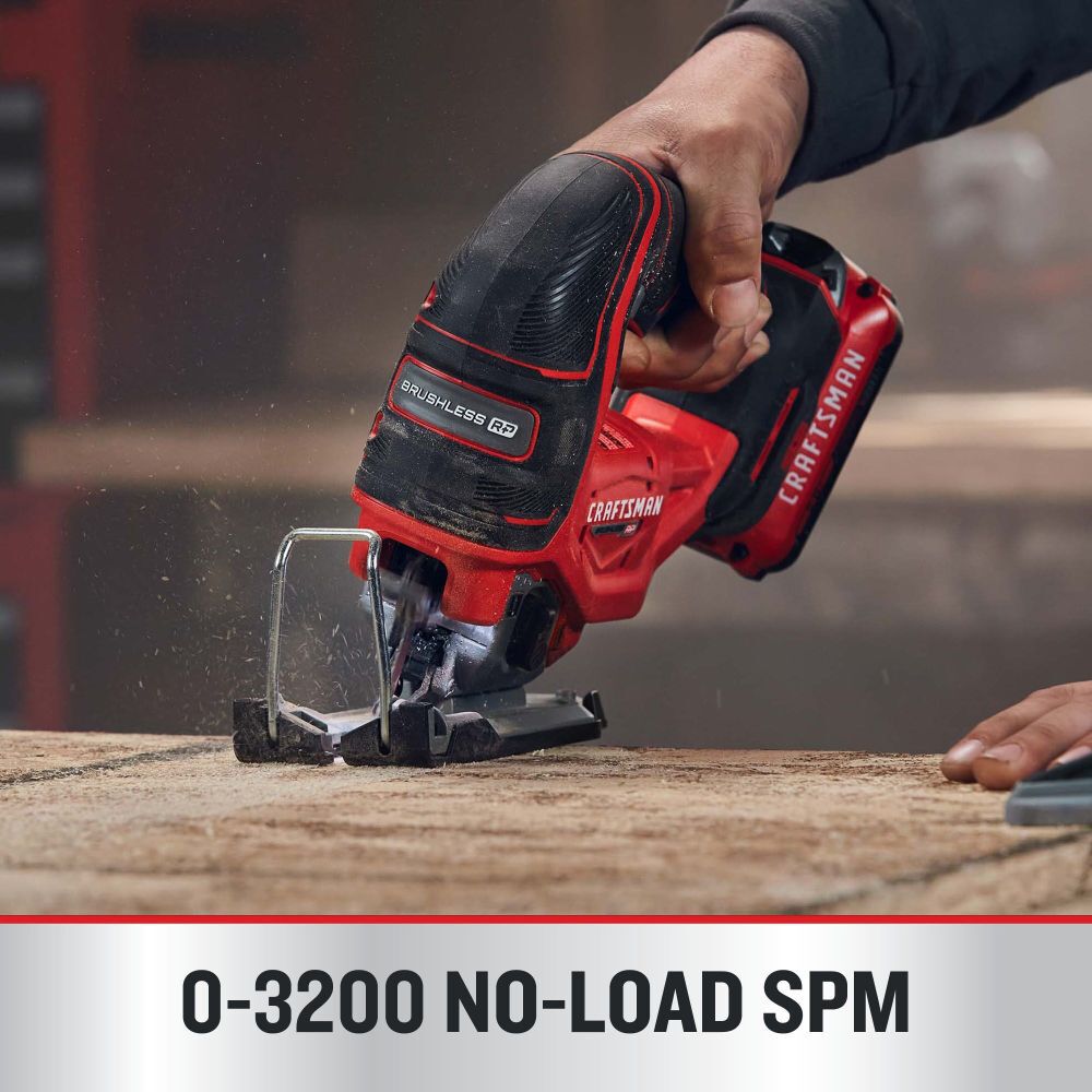 CRAFTSMAN V20 RP Cordless Variable Speed Jig Saw (Bare Tool), large image number 3