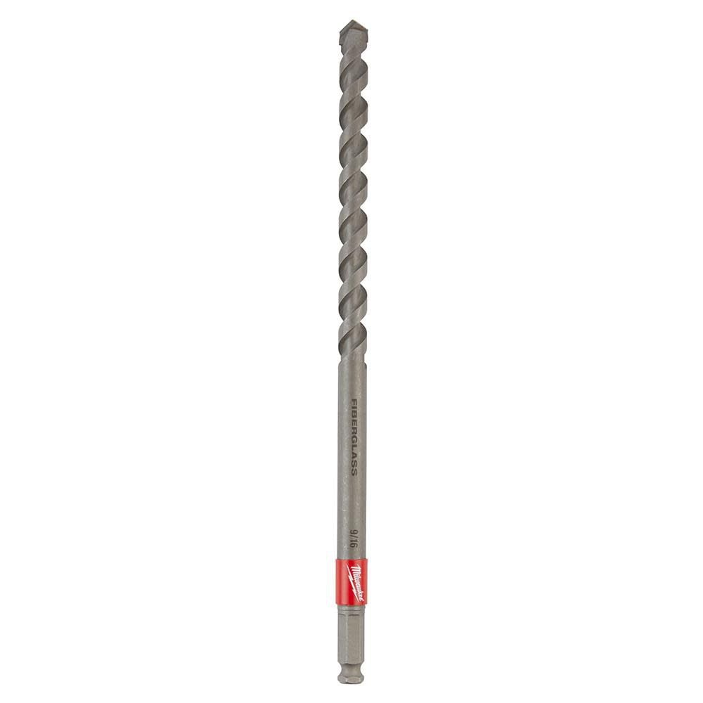 Milwaukee Shockwave Impact Duty Lineman Fiberglass Drill Bit 9/16inch x 12inch, large image number 1