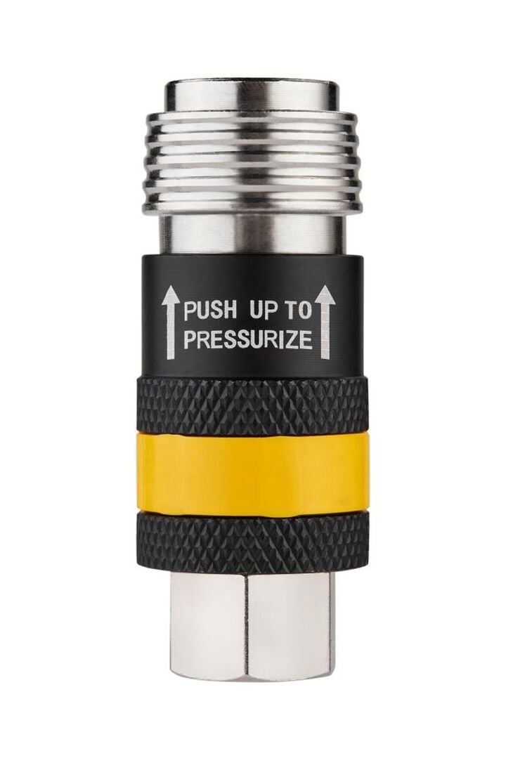 DEWALT 1/4 Inch FNPT 5-in-1 Safety Exhaust Coupler, large image number 1