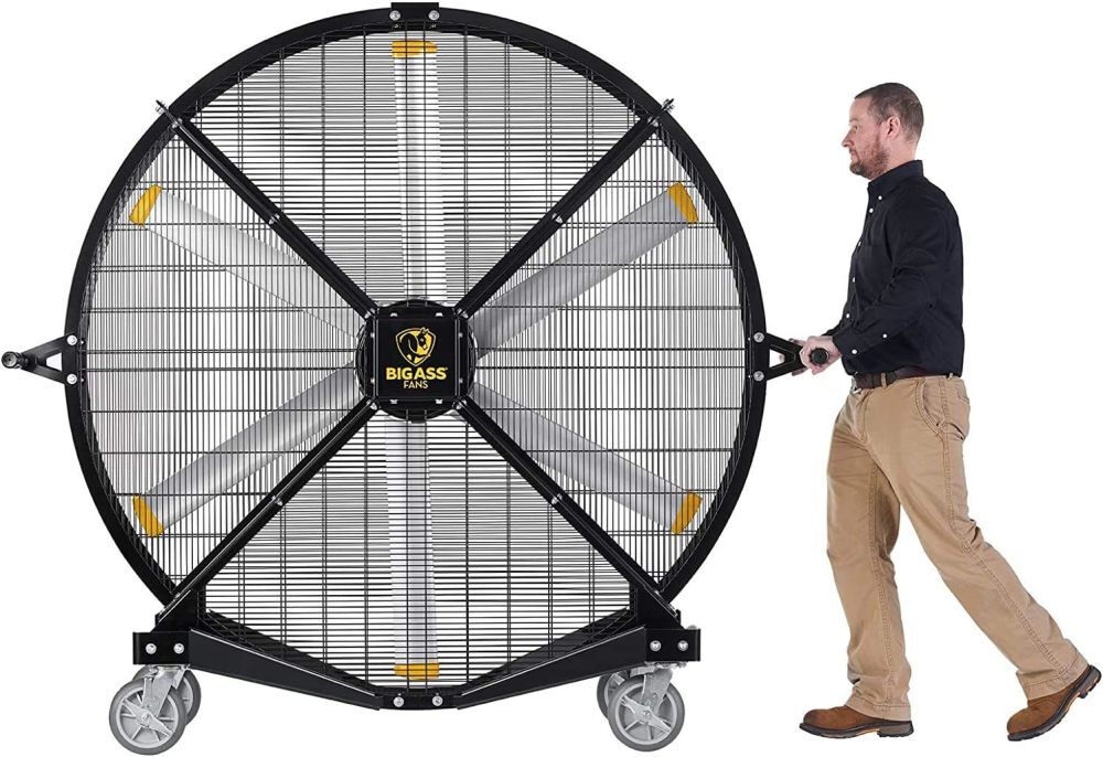 Big Ass Fans Black Jack Portable Floor Fan, large image number 4