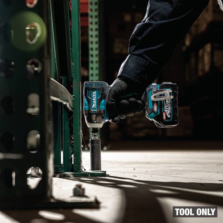 Makita 40V Max XGT Brushless Cordless High Torque 4 Speed Impact Driver (Bare Tool) & ImpactX 100 pc. Driver Bit Set Bundle, large image number 10