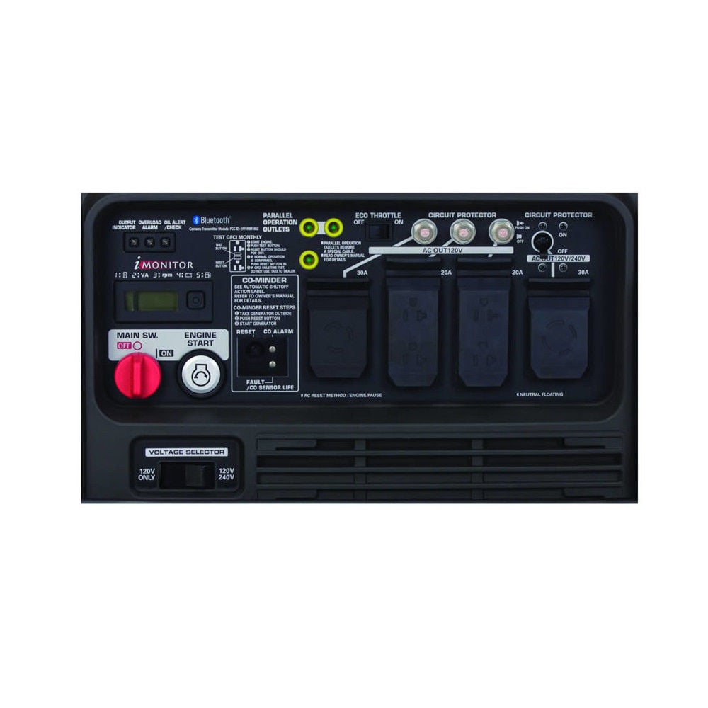 Honda 7,000 Watt Gas Powered 49-State Portable Inverter Generator with CO-Minder, large image number 5