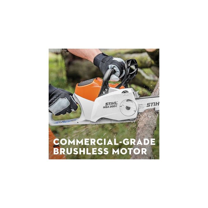 Stihl MSA 200 C-B 14 Inch Bar Battery-Powered Chainsaw (Bare Tool), large image number 3