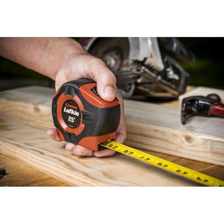 Crescent Lufkin 25 Ft. P1000 Series Yellow Clad A5 Blade Power Return Tape Measure, large image number 2