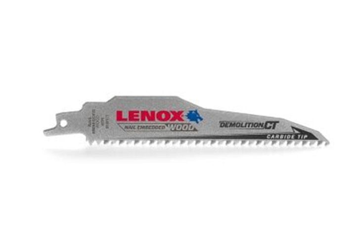 Lenox 6 Inch 6 TPI Carbide Tooth Demolition Reciprocating Saw Blade , large image number 0