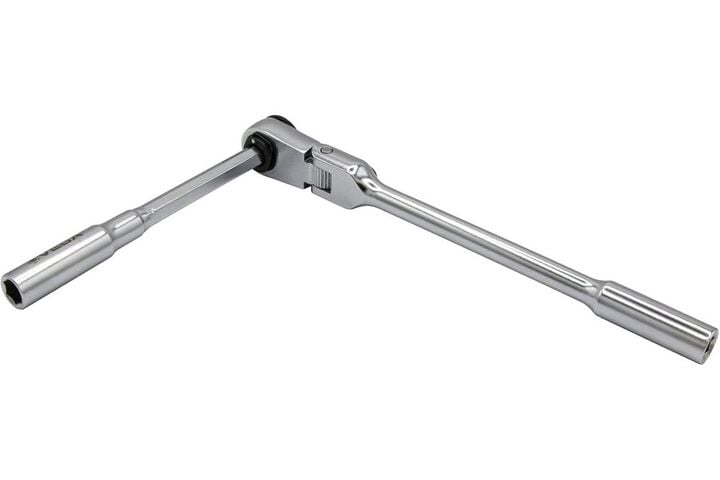 Vega 1/4 Inch Dual Drive Mag Bit Ratchet x 6 Inch with Extension Bar, large image number 1