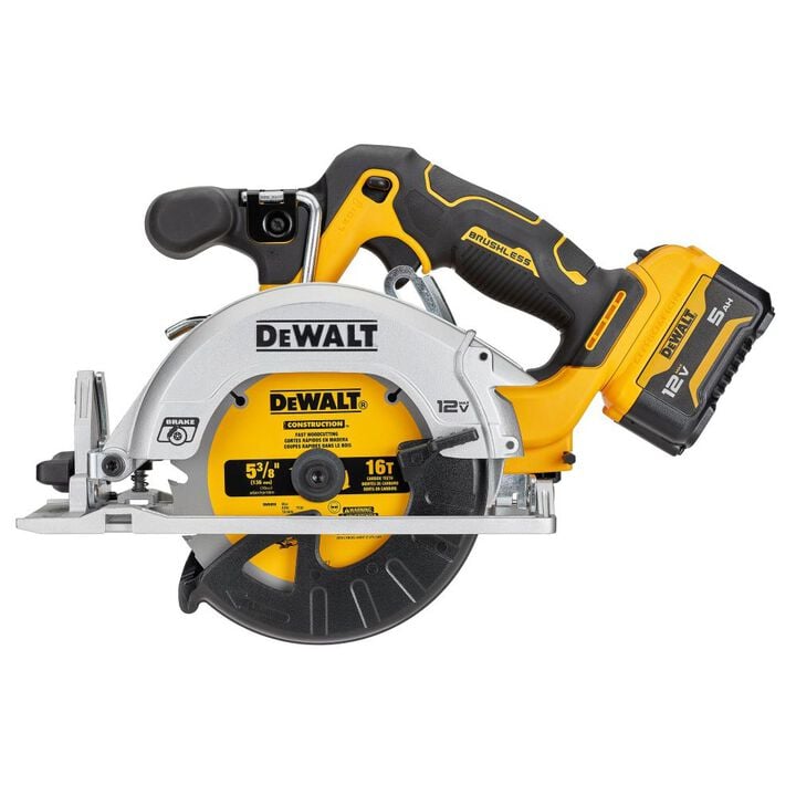 DEWALT Xtreme 12V Max 5-3/8 in Brushless Cordless Circular Saw Kit, large image number 2