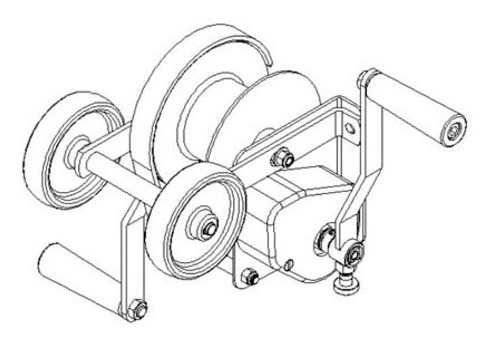Sumner NL Winch Assembly for 2012S/2016S Material Lift Assembly, large image number 1