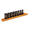 GEARWRENCH 8 piece 1/4 In. and 3/8 In. Drive Bolt Biter Impact Extraction Socket Set, small
