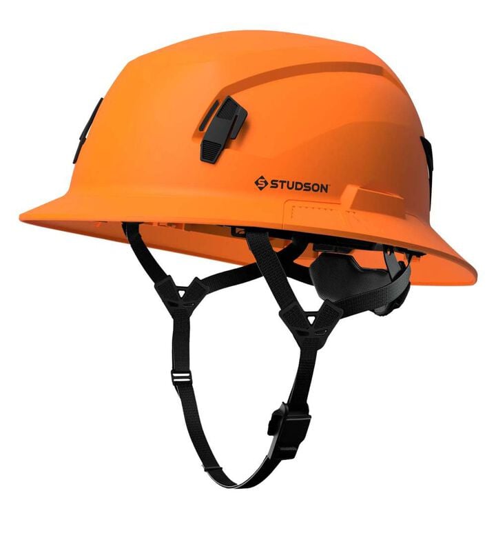 Studson Full Brim Non-Vented Safety Helmet Type 2 Class E North America Dual-Certification Orange