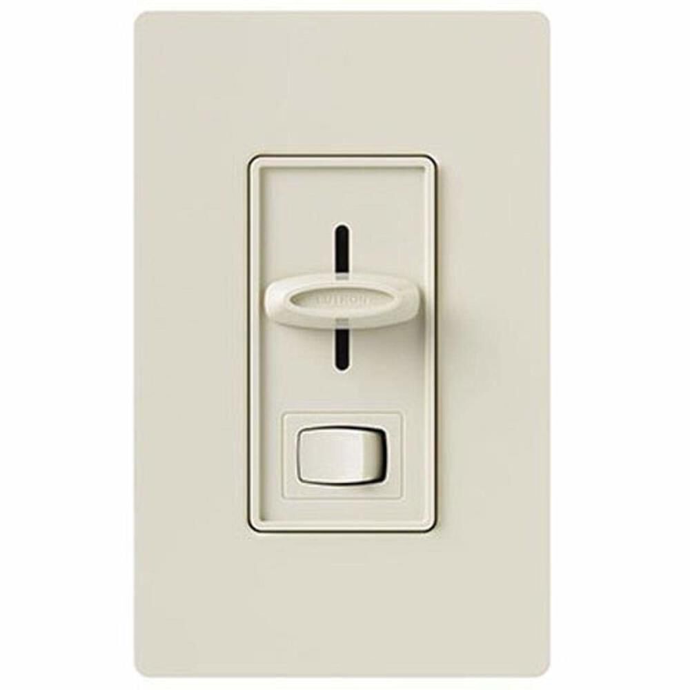 Lutron Skylark LED+ 120V 150W Gloss Ivory 3-Way Dimmer W/Rocker Switch, large image number 1