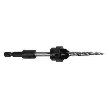 WL Fuller 5/32in Drill Bit Hole Hex Shank Taper Point Drill Bit Countersink