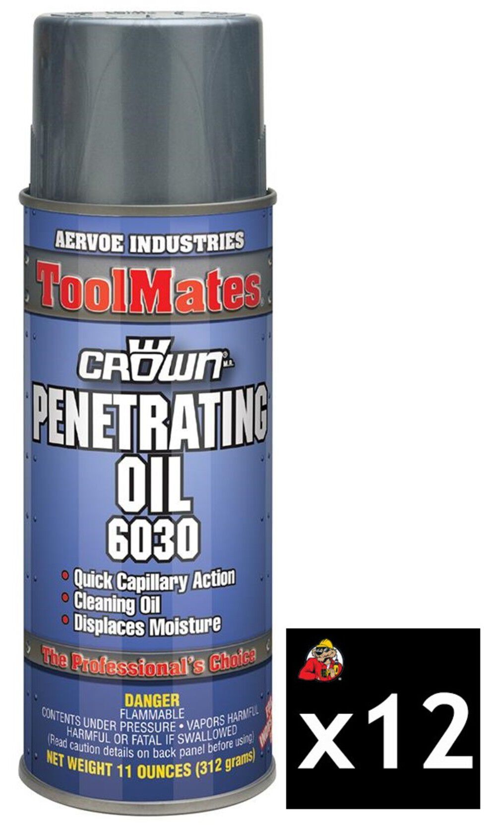 Crown Penetrating Oil 11oz Pack of 12, large image number 1