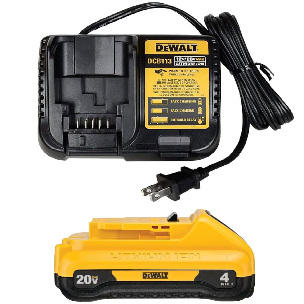 DEWALT 20V MAX Compact 4Ah Battery Starter Kit, large image number 1