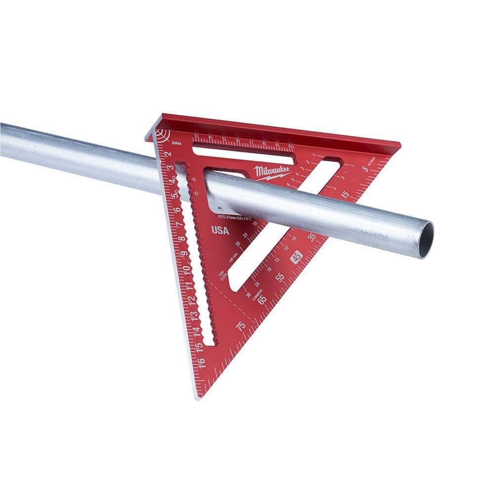 Milwaukee 7 Inch Rafter Square and 4-1/2 Inch Trim Square Set, 2 Pieces, large image number 6