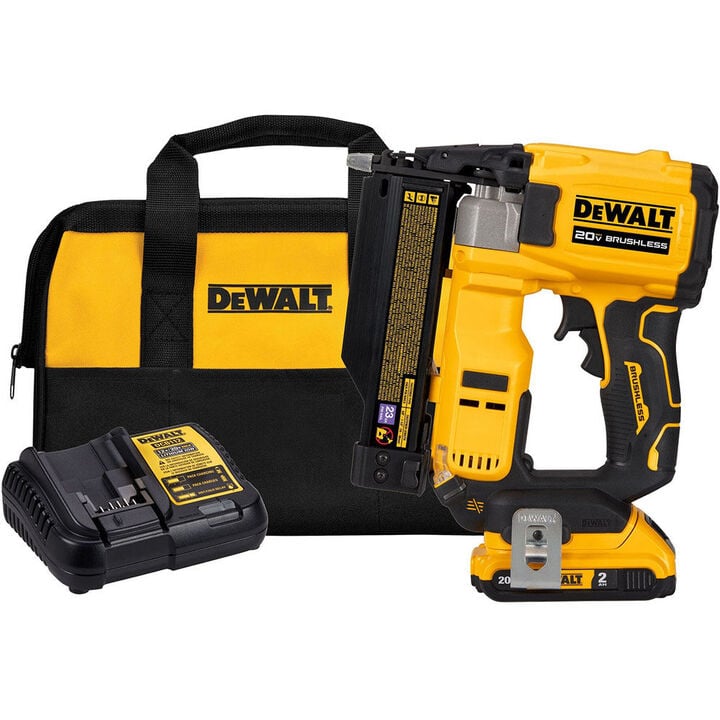 DEWALT ATOMIC Compact Series 20V MAX Pin Nailer 23 Gauge Kit