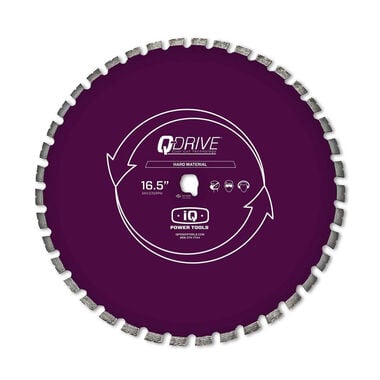 iQ Power Tools 16.5 in Q Drive Arrayed Segmented Super Hard Material Blade