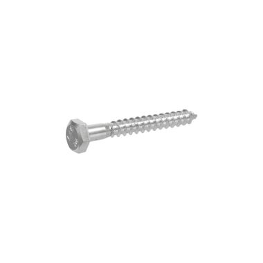 Hillman 1/4-20 x 4in Zinc Hex Lag Screw 100pk, large image number 0