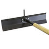 Kraft Tool Co 20 Inch x 5 Inch Heavy-Duty Concrete Spreader with Hook with 60 Inch Handle, small image number 2