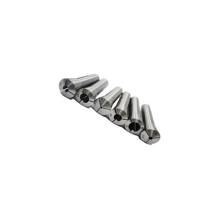 JET 1/8 to 3/4 in R-8 Tapered Collet Set 6pc, large image number 1