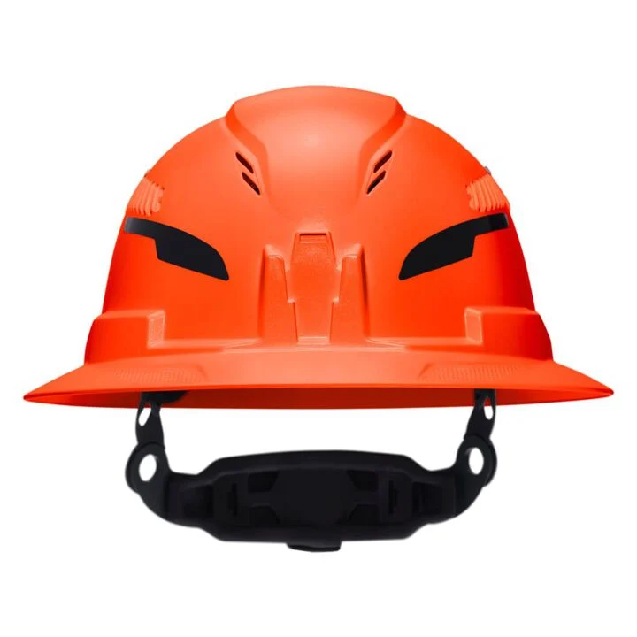 Klein Tools Class C Type-2 Hard Hat Vented Full Brim with Strap Orange