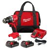 Milwaukee M18 Compact 1/2 in Hammer Drill/Driver Kit, small image number 1