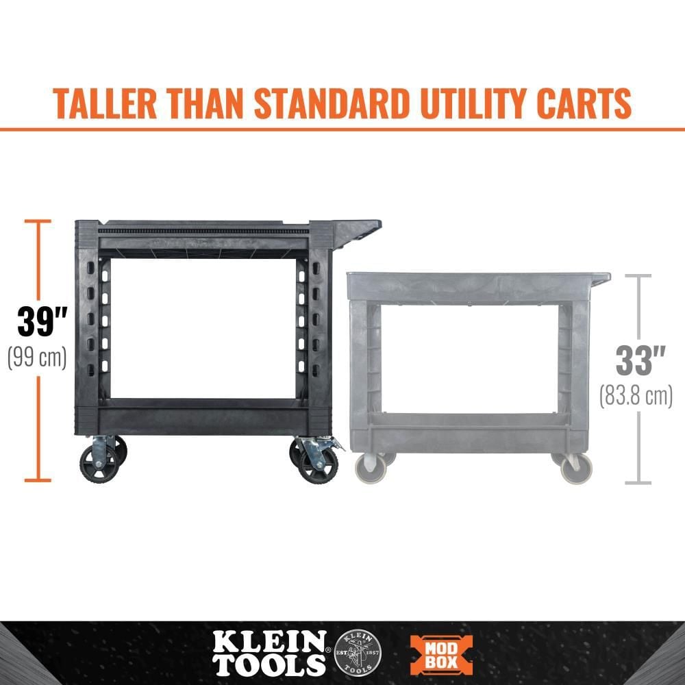 Klein Tools Utility Cart Caster Wheel Set, 6", large image number 4