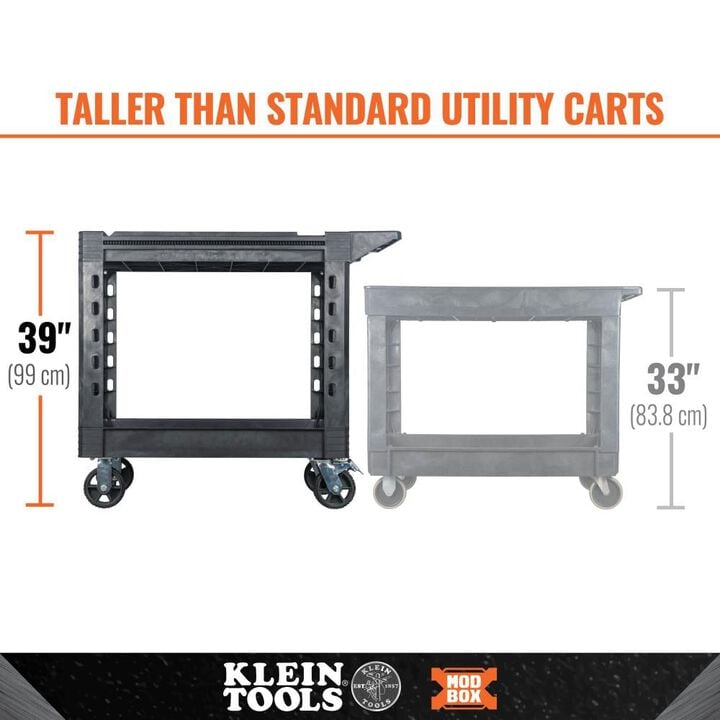 Klein Tools Utility Cart Caster Wheel Set, 6", large image number 3