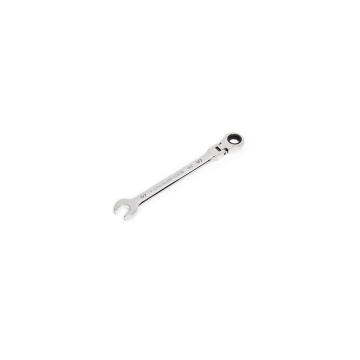 GEARWRENCH 1/2in 90T 12 Point Flex Head Ratcheting Combination Wrench, large image number 2