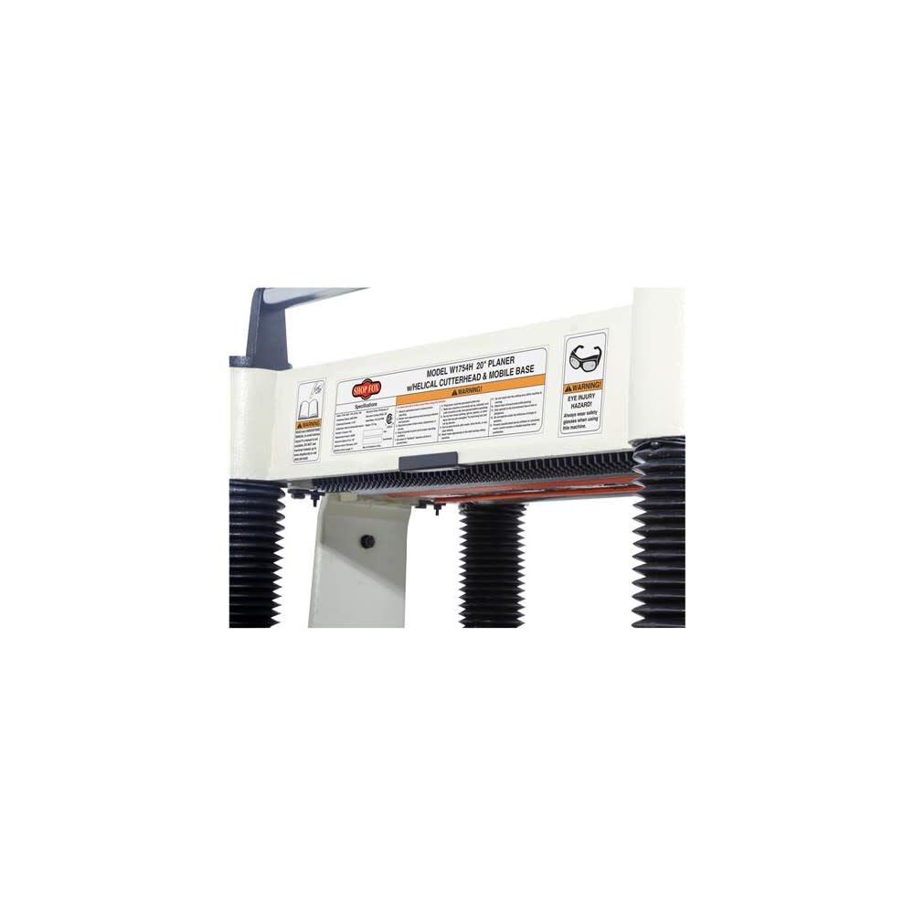 Shop fox outlet 20 inch planer