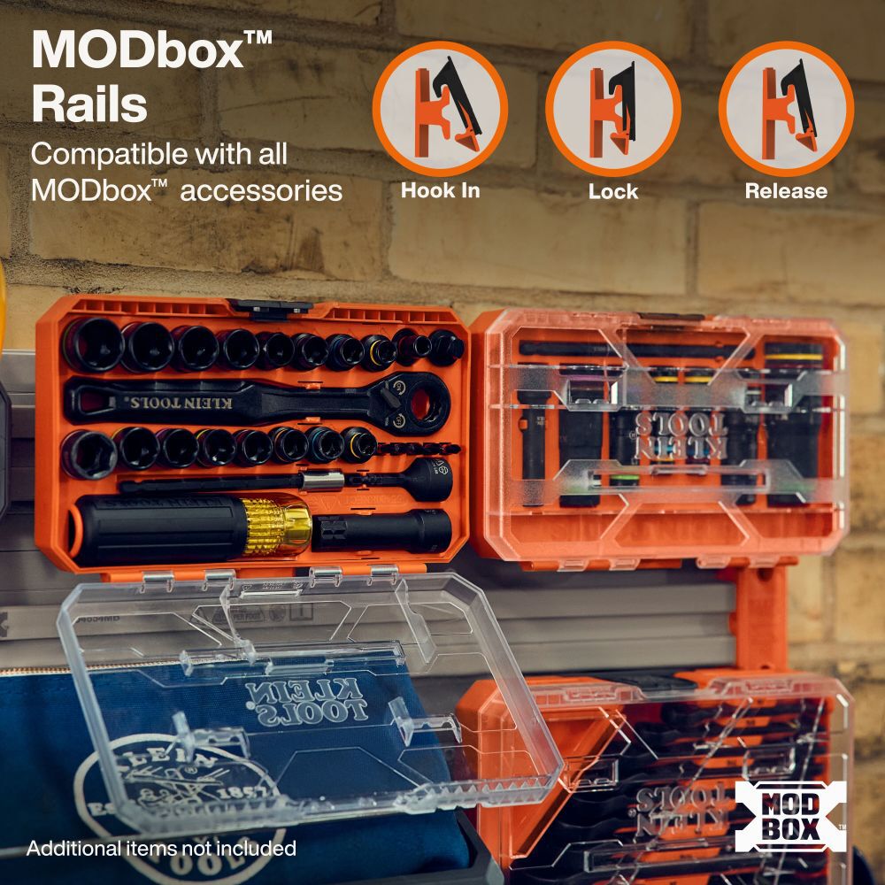 Klein Tools MODbox Wall System, 16-Inch Panel, 4 Pieces, large image number 3