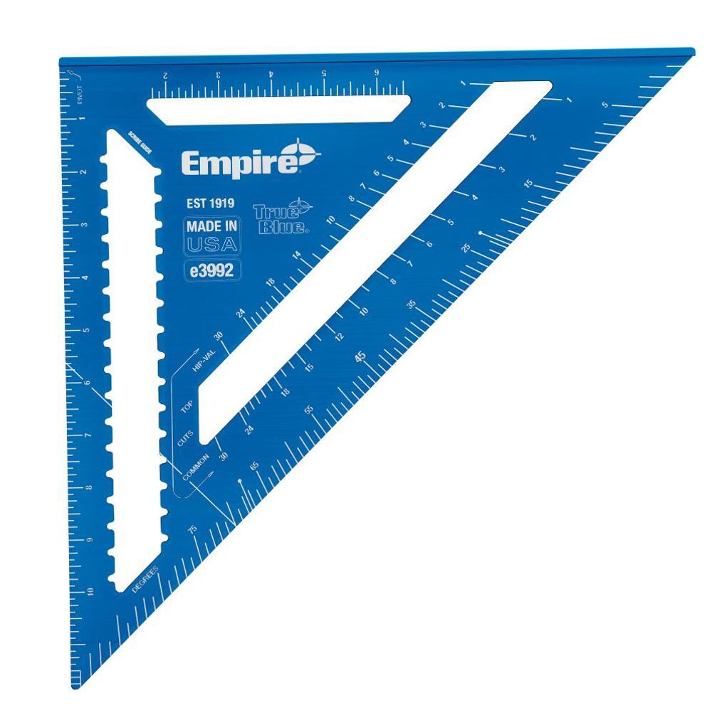 Empire Level 12 in. True Blue Laser Etched Rafter Square, large image number 5