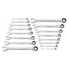 GEARWRENCH 30 Piece 90T 12 Point Metric & SAE Combination Ratcheting Wrench Set Bundle, small