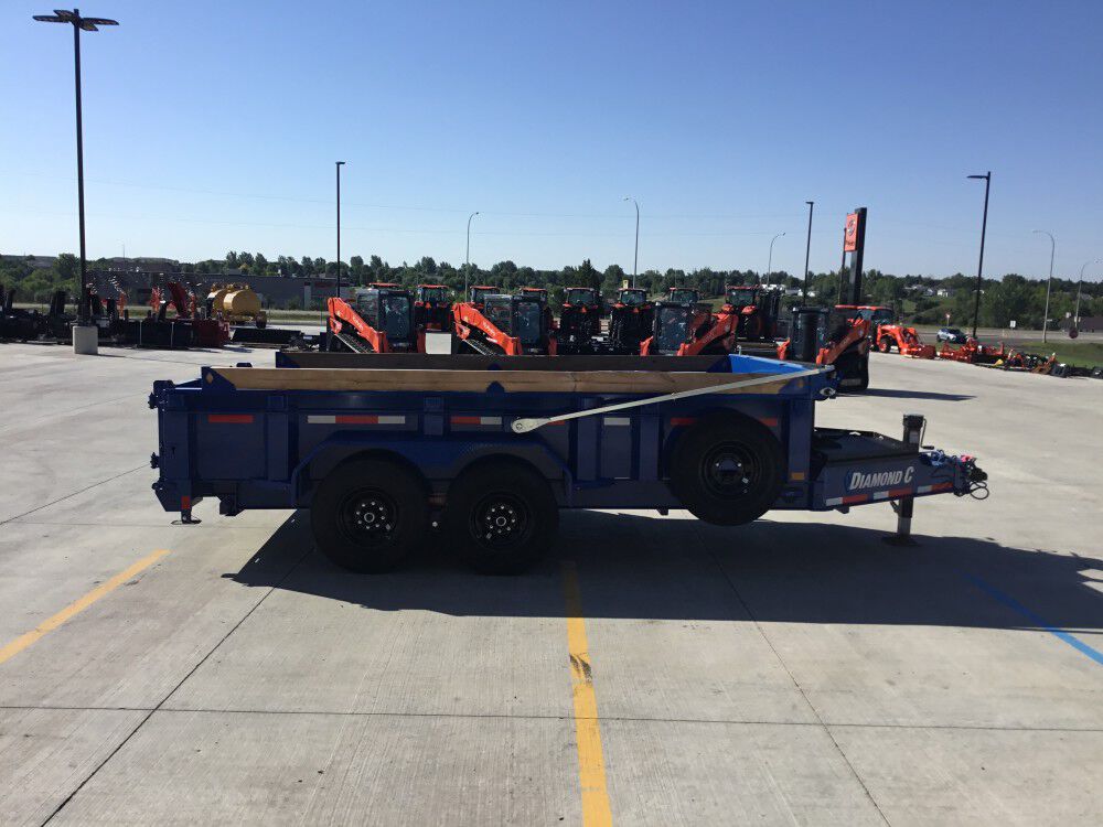 Diamond C LPT 14 Ft Heavy Duty Telescopic Dump Trailer, large image number 5