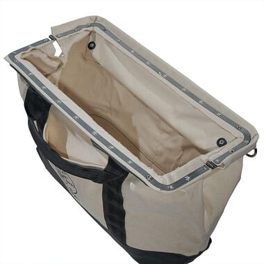 Klein Tools 20in Canvas Tool Bag Leather Bottom, large image number 8