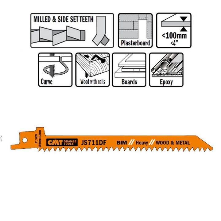 CMT Bi Metal Recip Blade