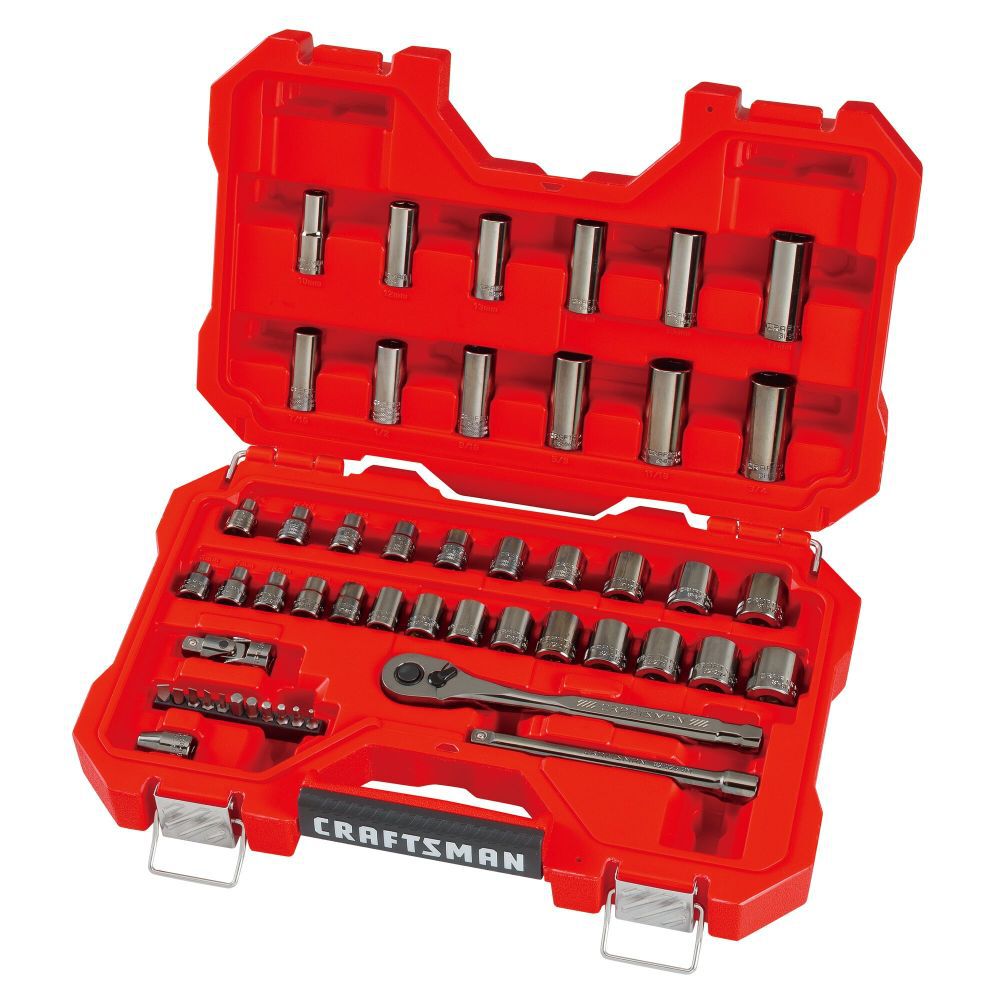 CRAFTSMAN Gunmetal Tool Set, 51 Piece CMMT82334 - Acme Tools