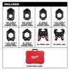 Milwaukee M18 FORCE LOGIC Press Tool with ONE-KEY & 1/2 Inch - 4 Inch CTS-V Pivoting Press Ring Kits Bundle, small image number 3