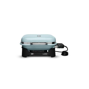 Weber Lumin 120V Compact Electric Grill Ice Blue