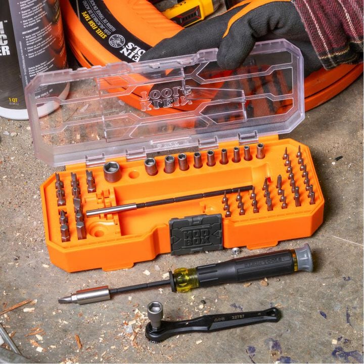 Klein Tools Precision Ratchet and Driver System 64pc, large image number 4