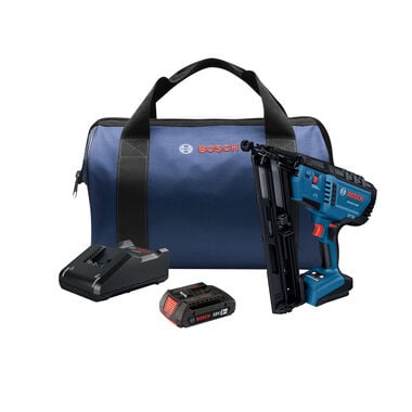 Bosch 18V Brushless 15 Gauge Angled Finish Nailer Kit