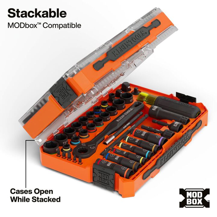 Klein Tools KNECT Impact Socket Set, 39 Pc, large image number 9