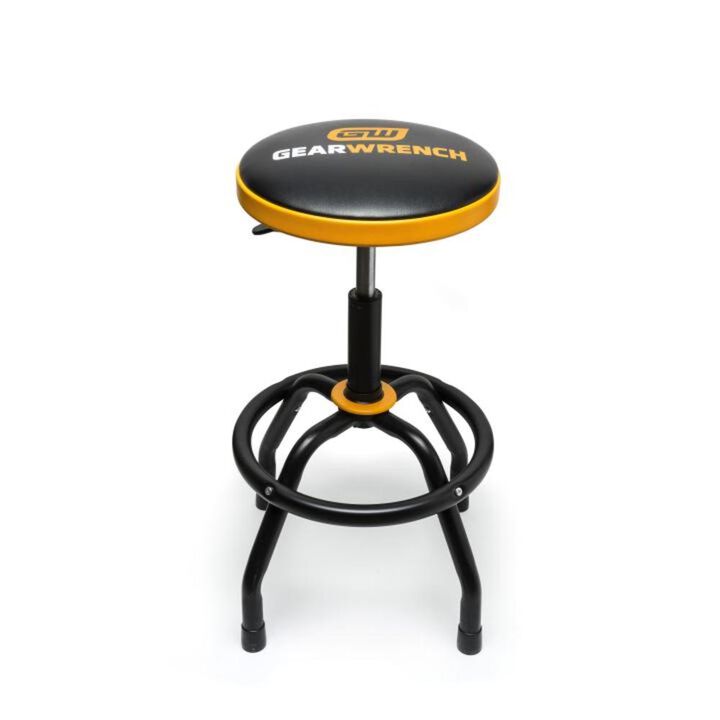 GEARWRENCH Adjustable Height Swivel Shop Stool 26 Inch to 31 Inch