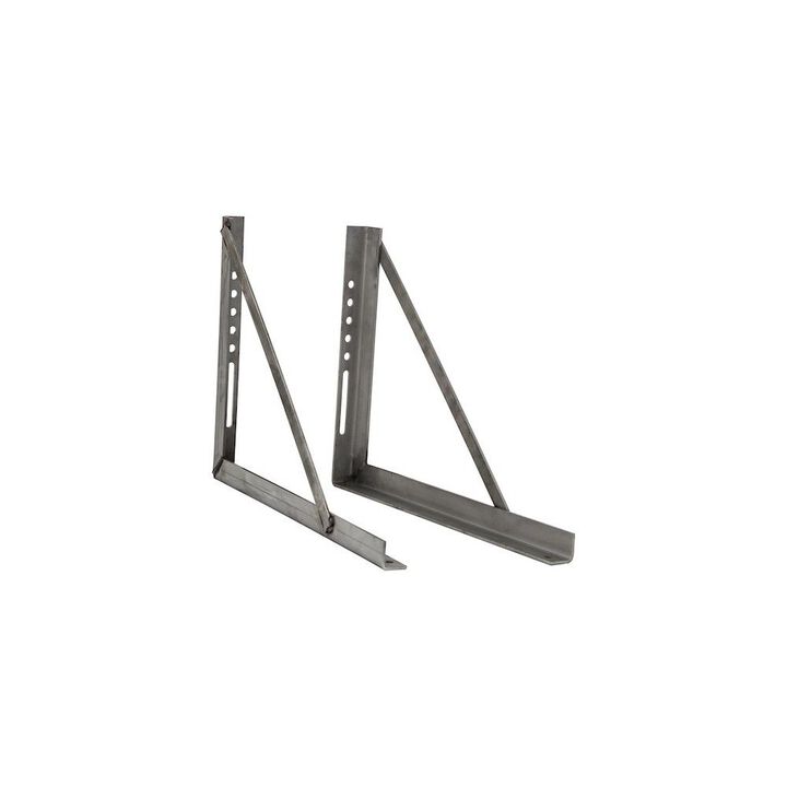 Buyers Products Company 18x24 Inch Welded Stainless Steel Mounting Brackets, large image number 1