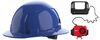 Milwaukee BOLT Blue Full Brim Hard Hat with 6pt Ratcheting Suspension Type 1 Class E & USB Cooling Fan Bundle, small image number 1