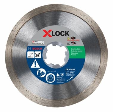 Bosch 5 In. X-LOCK Continuous Rim Diamond Blade
