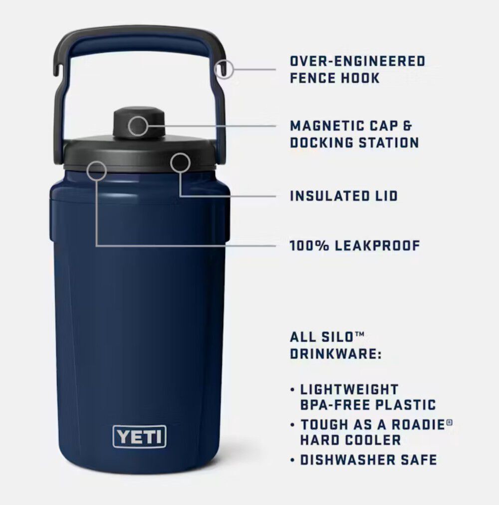 YETI Silo Cape Taupe Half Gallon Jug with Magdock Chug Cap, large image number 3