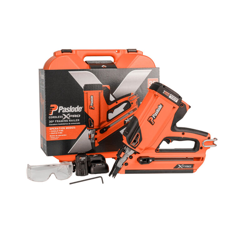 Paslode XPro 7V 30 Degree Framing Nailer Kit
