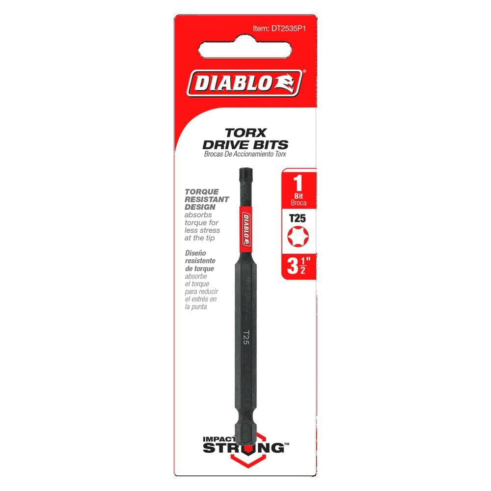 Diablo Tools 3 1/2 Inch #25 Torx Drive Bit, large image number 2